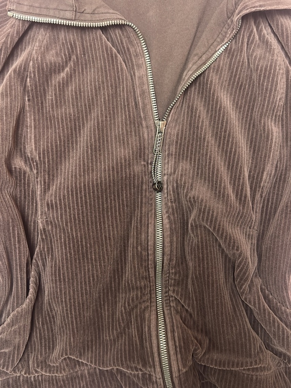 lululemon athletica Brown Corduroy Full-Zip Jacket - Picture 2 of 4
